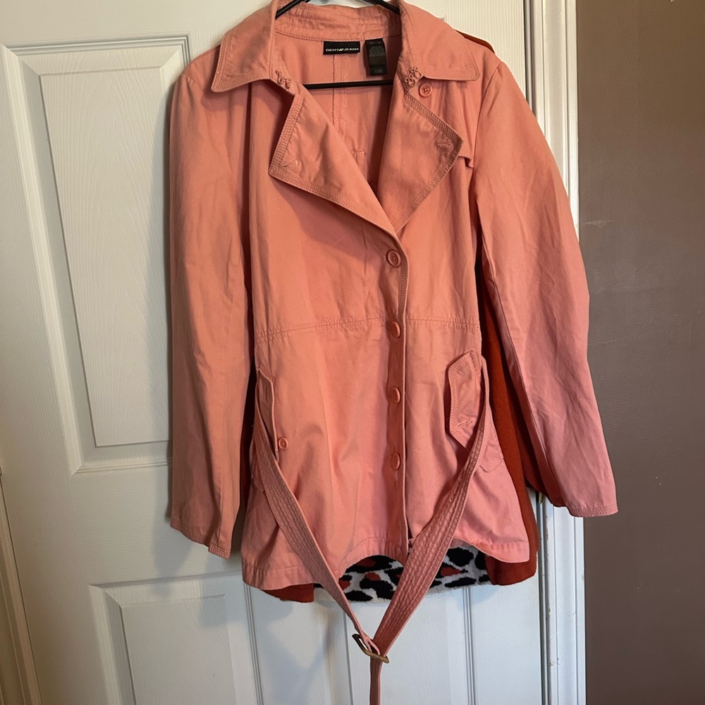 DKNY Coral Trench Coat